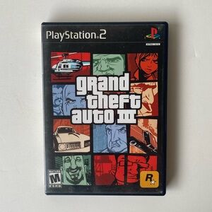 Grand Theft Auto III PS2 Game GTA3 R* Rockstar Games PlayStation 2 Black Label